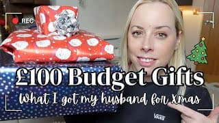 £100 Budget Christmas Gifts 💸 Everything I Got My Husband For Christmas As A Uk Money Saving Mum 🇬🇧