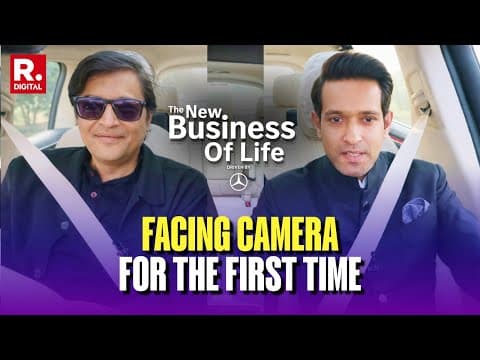 Facing Camera For The First Time | Arnab Goswami & Vikrant Massey Driven By Mercedes-benz India