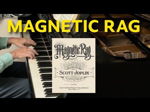 Cory Hall Plays Magnetic Rag By Scott Joplin