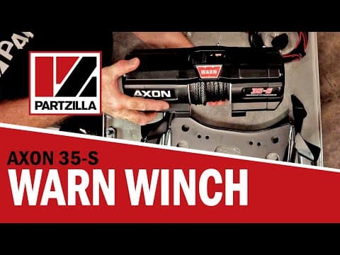 Axon 35-s Warn Winch Review | Warn Axon Winch 3500 | Warn Winch With Synthetic Rope | Partzilla