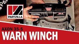 Axon 35-s Warn Winch Review | Warn Axon Winch 3500 | Warn Winch With Synthetic Rope | Partzilla