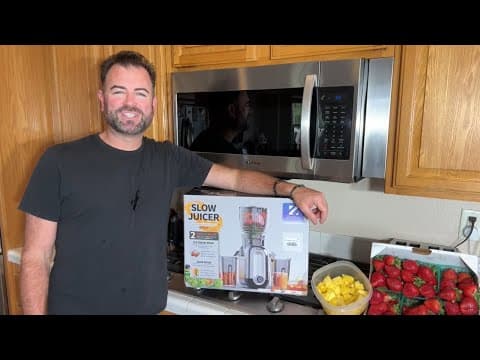 Zachvo Slow Juicer Review | Easy To Clean, Cold Press Juice & Ice Cream Mode