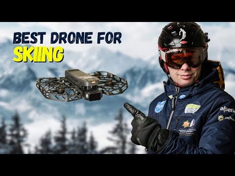 The Best Drone For Skiing // Hoverair X1 Promax