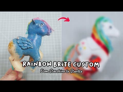 Rainbow Brite My Little Pony Custom