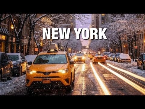 New York City Live Freezing 🥶 Manhattan On Wednesday (january 28, 2026)