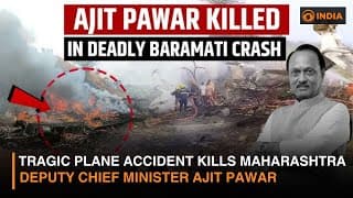 Tragic Plane Accident Kills Maharashtra Deputy Chief Minister Ajit Pawar |dd Newshour | 2 Pm Ist