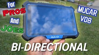 Mucar V08 Bi-directional Scan Tool | Full Review