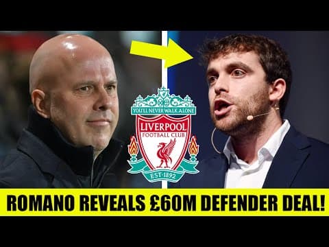 Fabrizio Romano Provides Huge Liverpool Transfer Boost Ahead Of £60m Defender Deal!