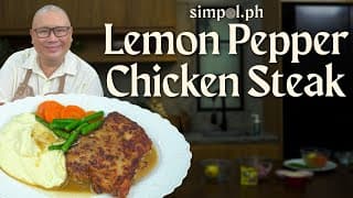 How To Make Lemon Pepper Chicken Steak | Pan-seared Chicken Recipe