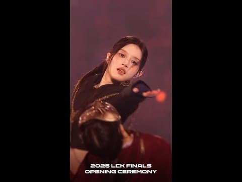 Illit Minju Fancam | Woori Bank 2025 Lck Grand Finals Opening Ceremony