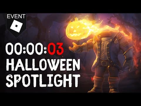 Roblox Halloween Spotlight Event Countdown!