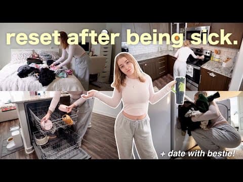 Reset After A Sick Weekend 🧺🧸🪞 *cleaning, Thrifting & Ice Cream Therapy*