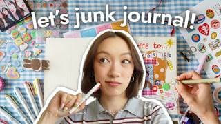 Junk Journal With Me! ⭐️ (starting A Scrapbook!)