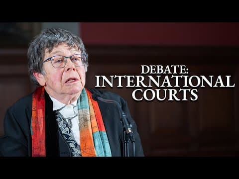 If We Want A Civilised World, We Need Courts Despite Imperfections, Says Dame Eleanor Sharpston 6/10