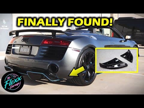 Easily Installed Rear Spats On My Audi R8