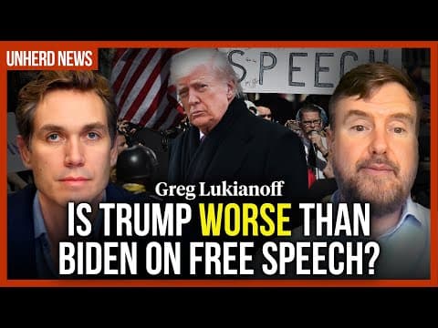 Greg Lukianoff: Is Trump worse than Biden on free speech?