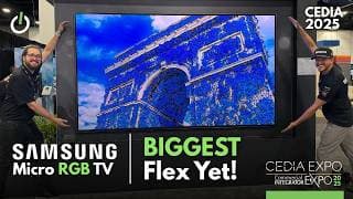 Samsung Micro Rgb Tv Just Broke All The Limits Cedia 2025