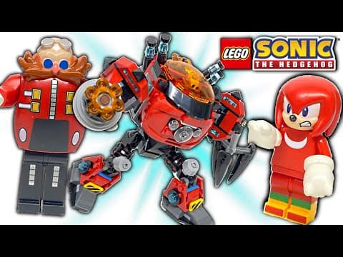 Lego Sonic The Hedgehog Knuckles Vs Egg Crusher Mech Early Review! Summer 2025 Set!