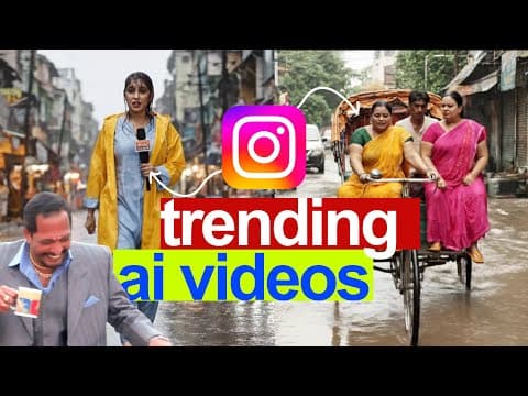 Instagram Trending Ai Videos | Rain Viral Videos | Veo 3 ✅ Google Gemini