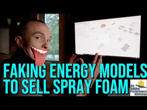 Lies To Sell Spray Foam Insulation Using Fake Energy Modeling Code Compliance Reports