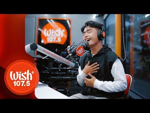 Vince Sarceda Performs "ikaw Ang Pag-asa" Live On Wish 107.5 Bus