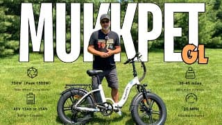 This Foldable Fat Tire Ebike Blew Me Away! - Mukkpet Gl