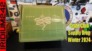 Crate Club General Box Winter 2024  - Survival And Tactical Gear!