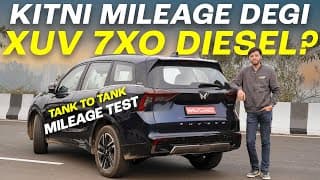 Mahindra Xuv 7xo Diesel Automatic Mileage Test Using Tank-to-tank Method W/ Drive Impressions