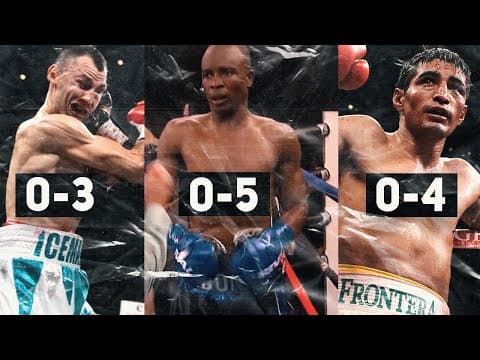Most Devastating "  L " Streaks In Boxing