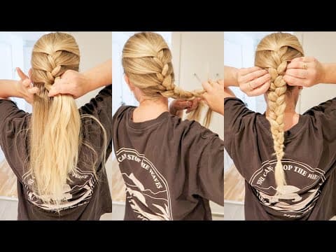 How To French Braid, Full Talk Through For Beginners!