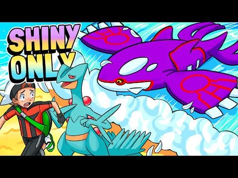 Pokemon Alpha Sapphire But I Can Only Use Shiny Pokemon!