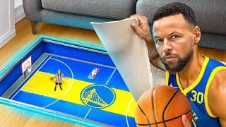 I Built Steph Curry A Basketball Court In His House!