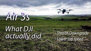 Dji Air 3s Stealth Downgraded Max Speed: Have Dji Ruined It In Strong Wind?