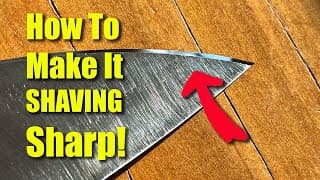 The One Knife Sharpening Secret You Need To Know - It's Simple!