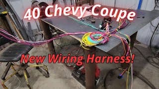 40 Chevy Coupe Gets A New Wiring Harness!! Also, I Hate Wiring!!