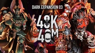 Dark Angels Attack World Eaters. Dark Expansion 3 Warhammer 40k In 40m