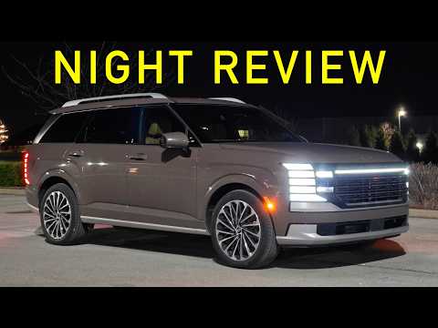 Great Lighting?? -- Does The 2026 Hyundai Palisade Impress At Night?? (headlights + Inside & Out)
