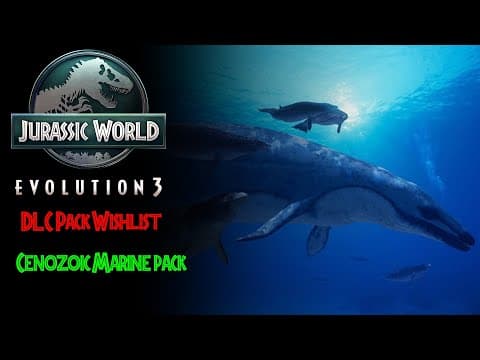 Jurassic World Evolution 3 Dlc Pack Wishlist - Cenozoic Marine Pack