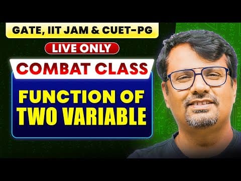 Combat Series | Function Of Two Variable For Iit Jam, Gate & Cuet Pg | By Gp Sir