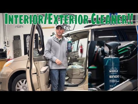 Interior/exterior Cleaner Safe For All Chores: Endo All Purpose Cleaner!
