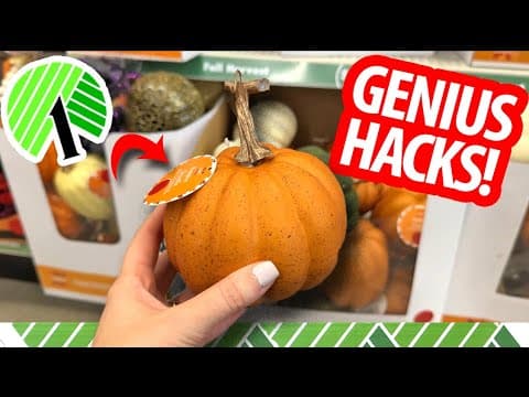 🎃grab $1 Dollar Tree Pumpkins For Diy Fall & Halloween Decor!