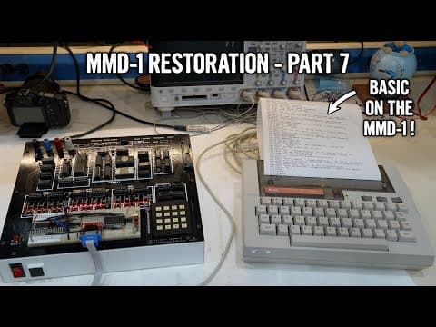 Mmd-1 Mini Micro Designer Part 7: Running The Original Microsoft Basic