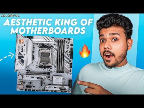 This White Am5 Motherboard Looks Insane! | Colorful Cvn B850m Gaming Frozen Review