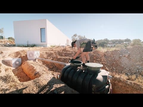Building An Off Grid Wastewater Recycling System Before Moving Into The House