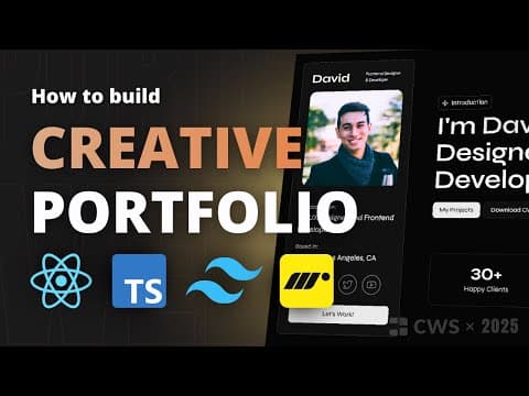Build An Awesome React Js Portfolio Website (coding Bootcamp)
