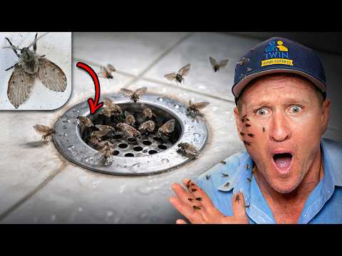 I Fixed A 10-year Drain Fly Infestation No One Could Solve! 😳🪰