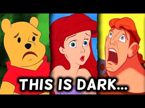 The Messed Up Origins Of Disney Movies | Compilation #8