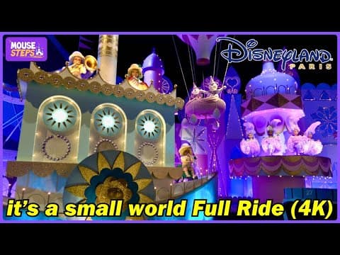 It’s A Small World Full Pov Ride-through At Disneyland Paris (4k)
