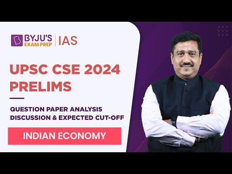 Upsc Prelims 2024 Question Paper Analysis & Answer Key Discussion | Gs Paper 1 | Indian Economy