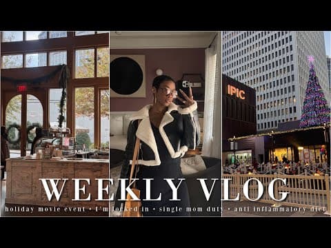 Locked Into My Goals, On Mommy Duty & Holiday Event With Amirah | Weekly Vlog